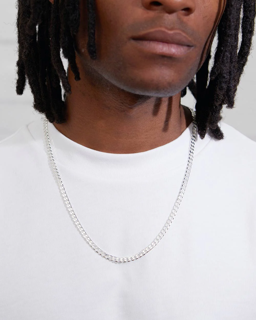 Heavy Curb Chain Necklace - Image 2